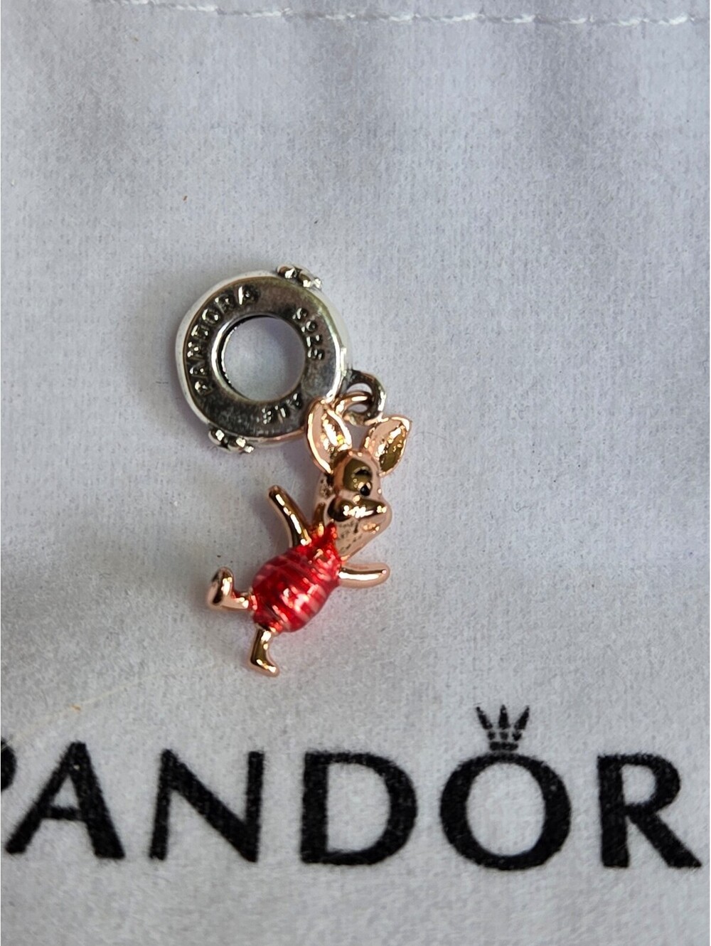 New Pandora Disney Winnie the Pooh Piglet Pendant Charm
